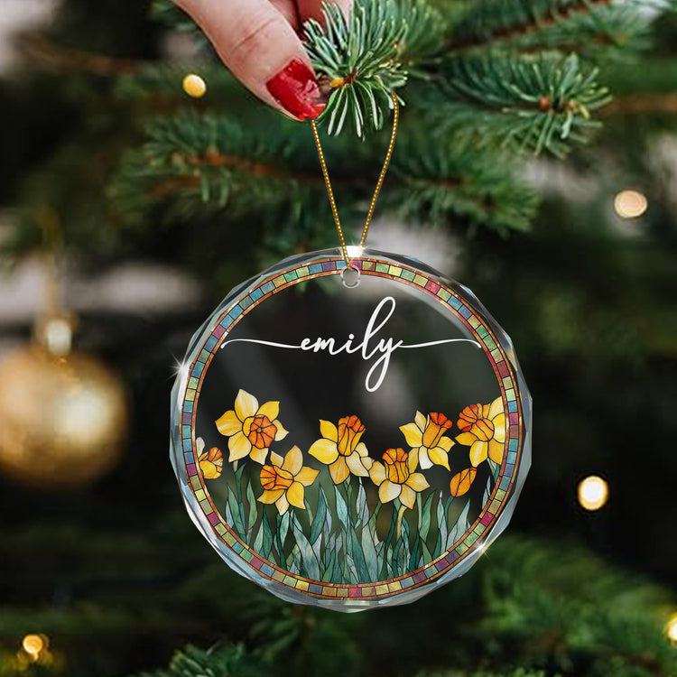 Custom-Birth-Flower-&-Name-Christmas-Gift-For-Family,-Mom,-Sister,-Friends-Personalized-Ornament-6