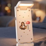 Custom-Birth-Flower,-Name-&-Cute-Avatar-For--Book-Lovers--Personalized-Reading-Lamp-4