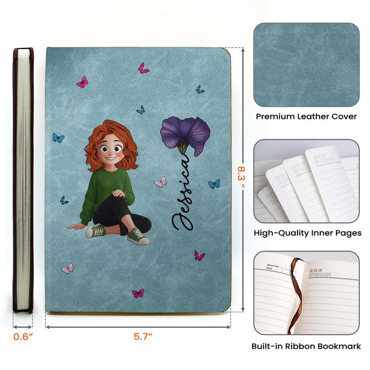 Custom-Birth-Flower,-Name-&-Cute-Character-For-Her,-Daughter,-Mom,-Friends-Personalized-Journal-5