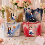 Custom-Birth-Flower,-Name-&-Cute-Character-For-Her-Personalized-Tote-Bag-2