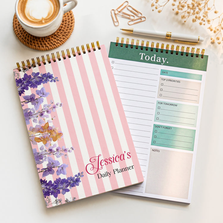 Custom-Birth-Flower-&-Name-Daily-Planner-For-Her-Daughter-Friend-Custom-Planner-2
