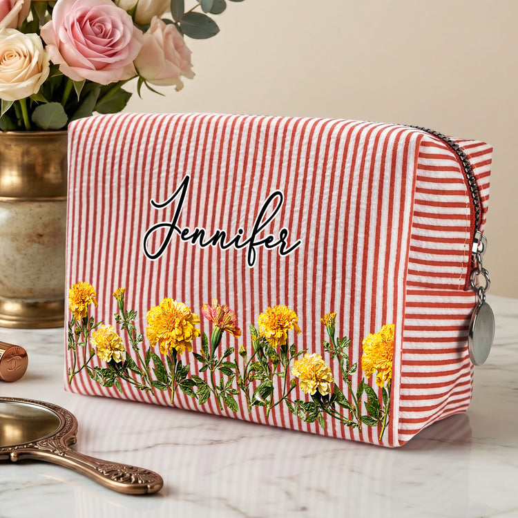 Custom-Birth-Flower-&-Name-Daily-Planner-For-Her-Daughter-Friend-Personalized-Makeup-Bag-3