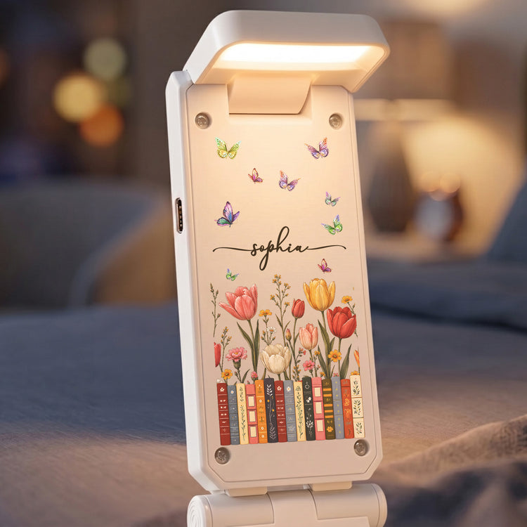 Custom-Birth-Flower-&-Name-For-Friends,-Book-Lovers,-Book-Clubs-Personalized-Reading-Lamp-4