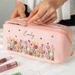 Custom-Birth-Flower-&-Name-For-Friends,-Daughter,-Granddaughter,-Coworkers-Personalized-Makeup-Bag-4