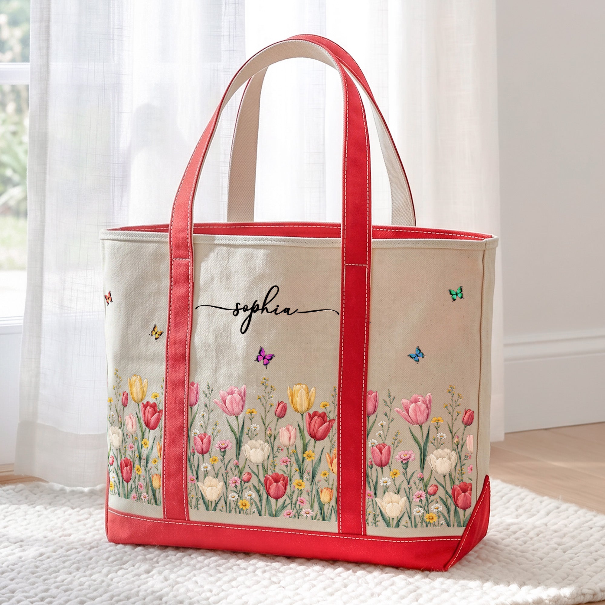 Custom-Birth-Flower-&-Name-For-Friends,-Daughter,-Granddaughter,-Coworkers-Personalized-Tote-Bag-5
