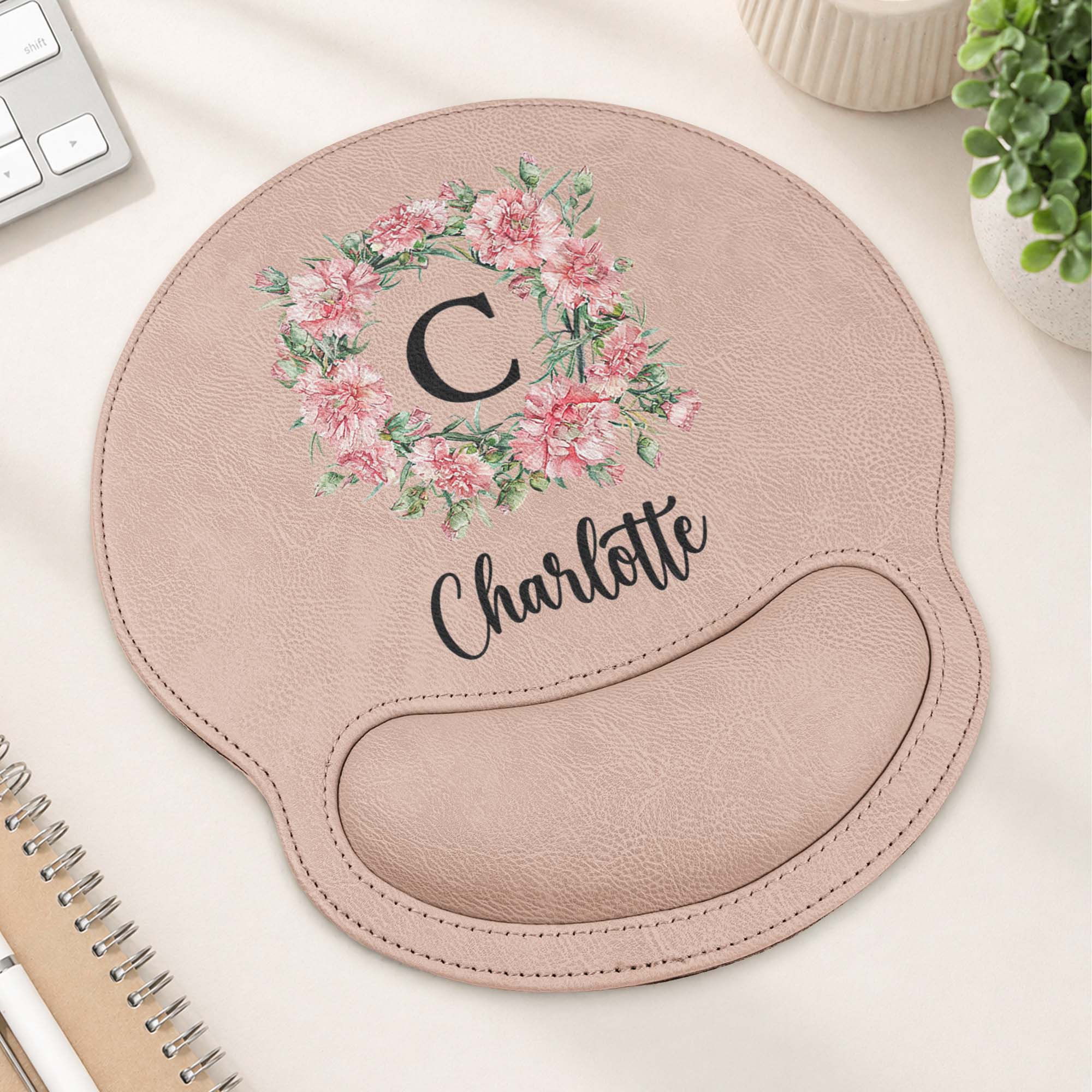 Custom-Birth-Flower-&-Name-For-Her,-Coworker,-Boss-Lady,-Friends,-Daughter-Personalized-Mouse-Pad-2
