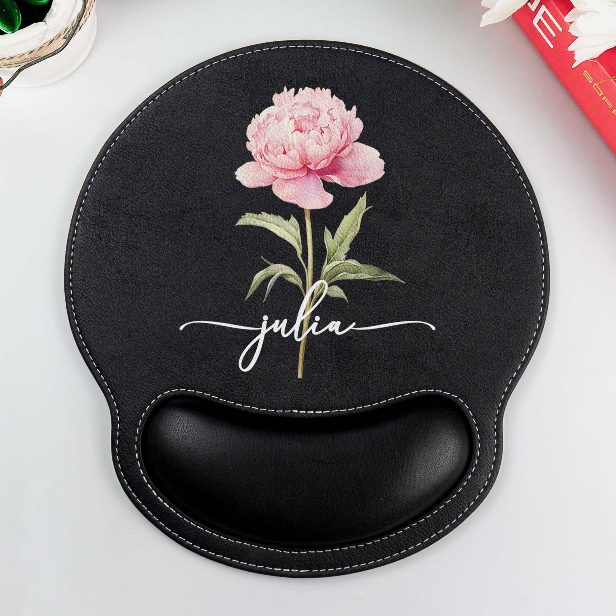 Custom-Birth-Flower-&-Name-For-Her,-Coworker,-Boss-Lady,-Friends,-Daughter-Personalized-Mouse-Pad-4