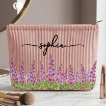 Custom-Birth-Flower-&-Name-For-Her,-Coworker,-Friends,-Daughter-Personalized-Makeup-Bag-1