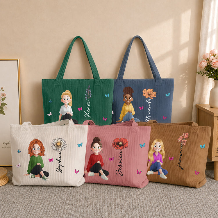 Custom-Birth-Flower-&-Name-For-Her,-Coworker,-Friends,-Daughter-Personalized-Tote-Bag-1