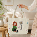 Custom-Birth-Flower-&-Name-For-Her,-Coworker,-Friends,-Daughter-Personalized-Tote-Bag-2