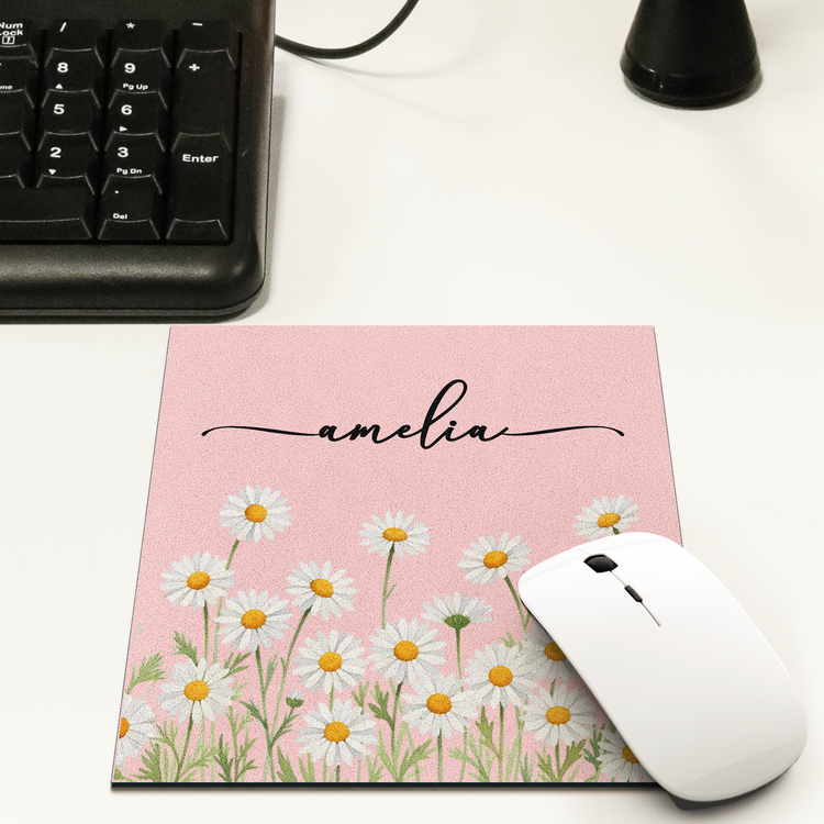 Custom-Birth-Flower-&-Name-For-Her,-Coworkers,-Friends,-Teacher-Mouse-Pad-2