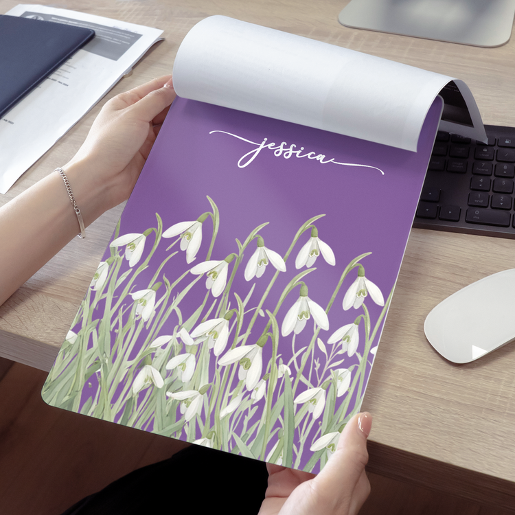 Custom-Birth-Flower-&-Name-For-Her,-Coworkers,-Friends,-Teacher-Personalized-Clipboard-6