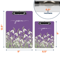 Custom-Birth-Flower-&-Name-For-Her,-Coworkers,-Friends,-Teacher-Personalized-Clipboard-8