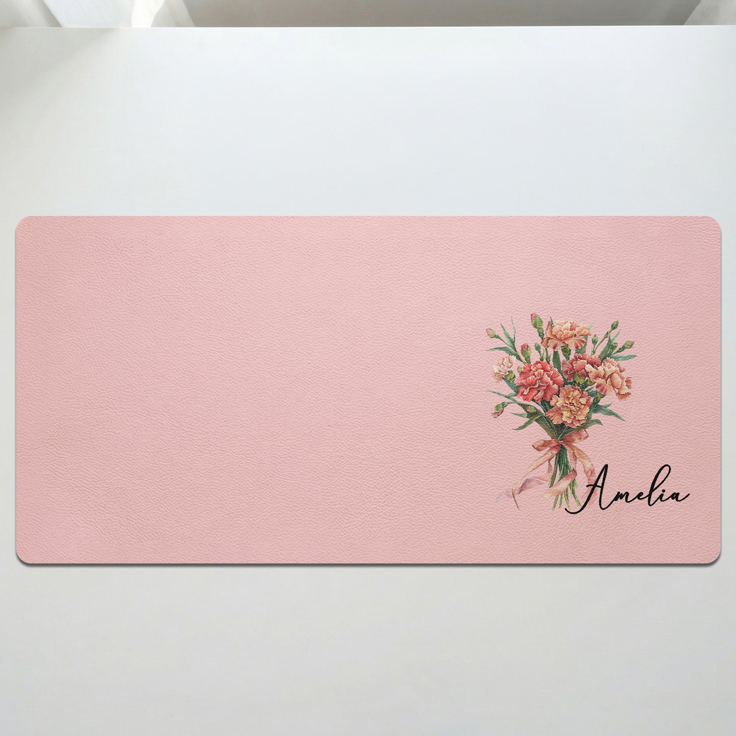 Custom-Birth-Flower-&-Name-For-Her,-Coworkers,-Friends,-Teacher-Ver-2-Personalized-Desk-Mat-2