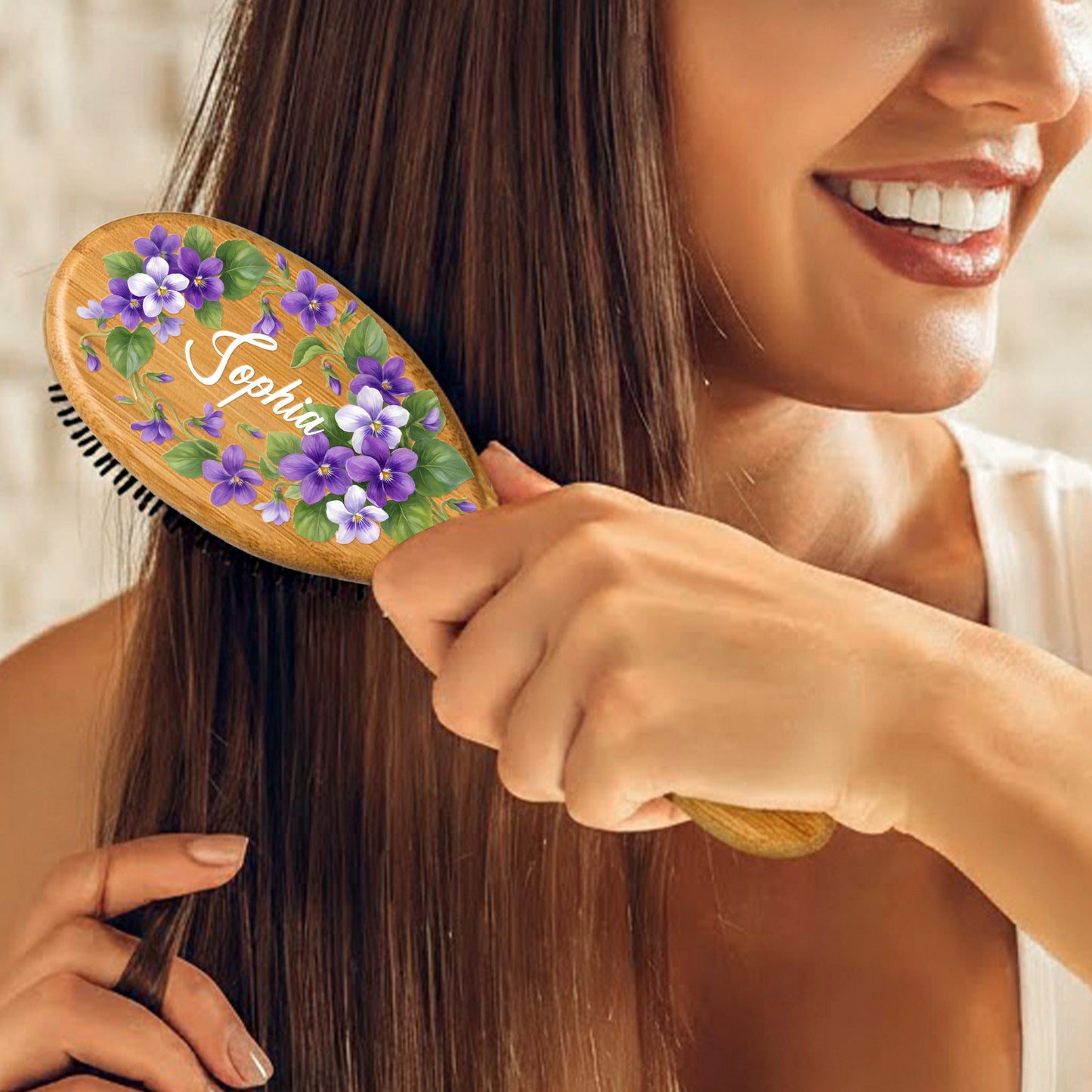 Custom-Birth-Flower-&-Name-For-Her,-Daughter,-Sister,-Thank-You-Gift-Personalized-Hair-Brush-2