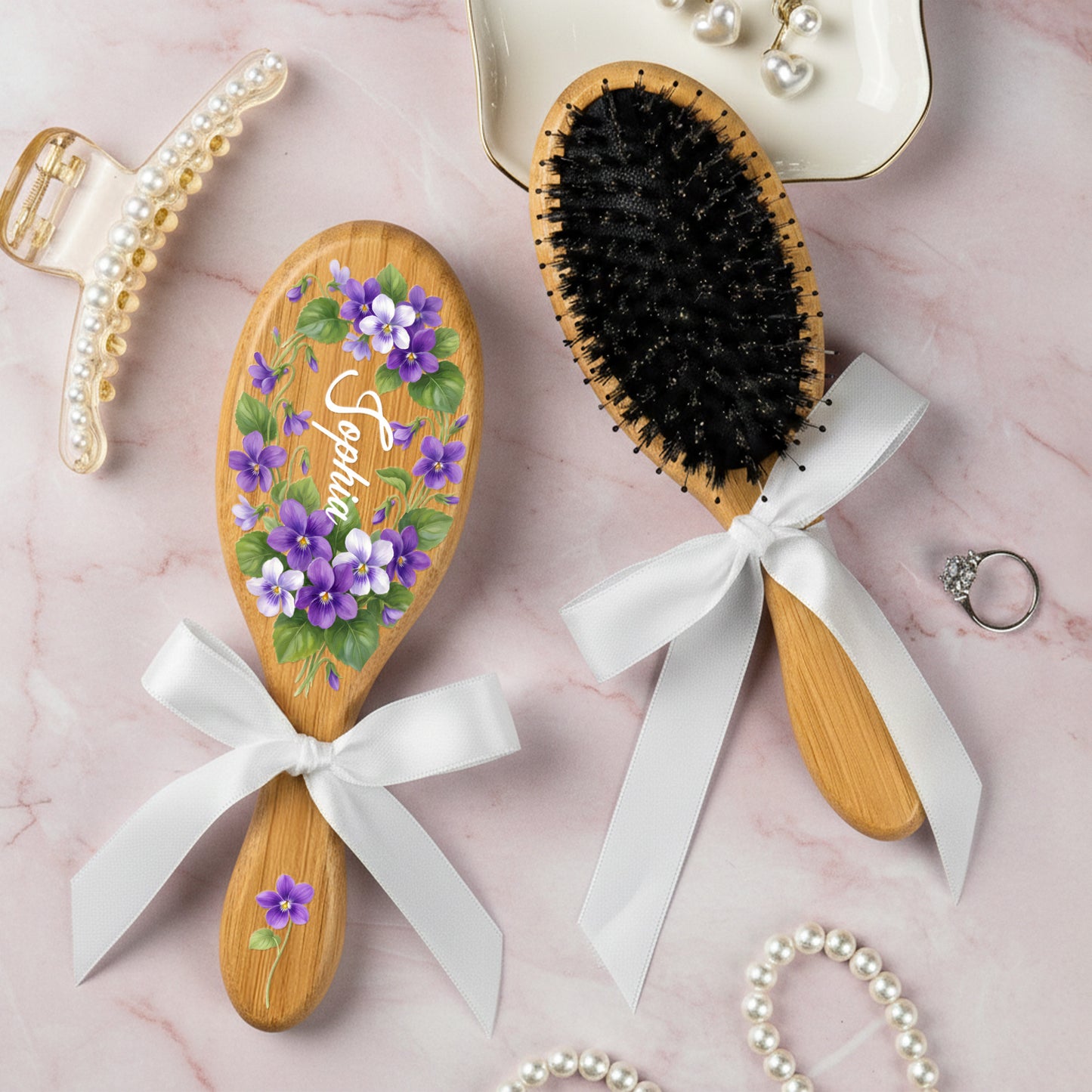 Custom-Birth-Flower-&-Name-For-Her,-Daughter,-Sister,-Thank-You-Gift-Personalized-Hair-Brush-3