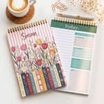 Custom-Birth-Flower-&-Name-For-Her,-Gift-For-Book-Lovers,-Book-Clubs,-Friends,-Coworkers-Custom-Planner-2