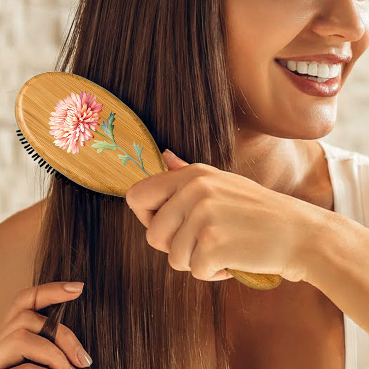 Custom-Birth-Flower-&-Name-For-Her,-Gift-For-Friend,-Daughter,-Sister-Personalized-Hair-Brush-2