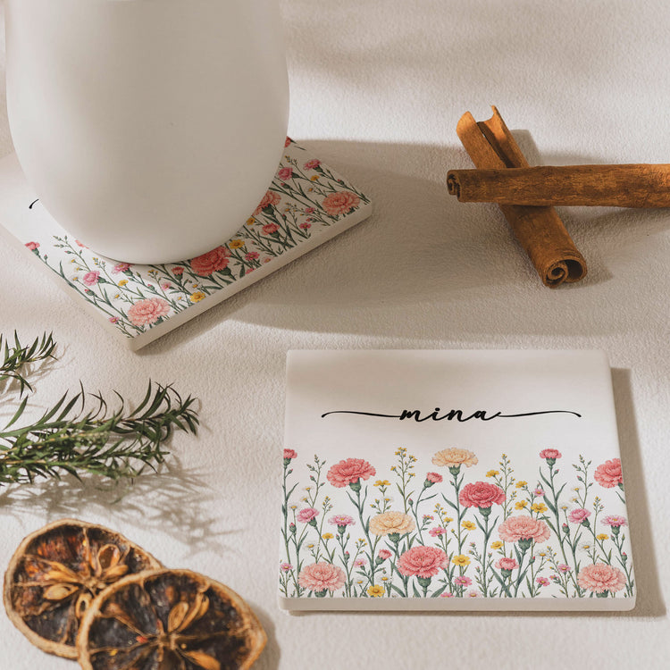 Custom-Birth-Flower-&-Name-For-Her,-Gift-For-Friends,-Coworkers,-Daughters,-Sisters-Personalized-Coaster-4
