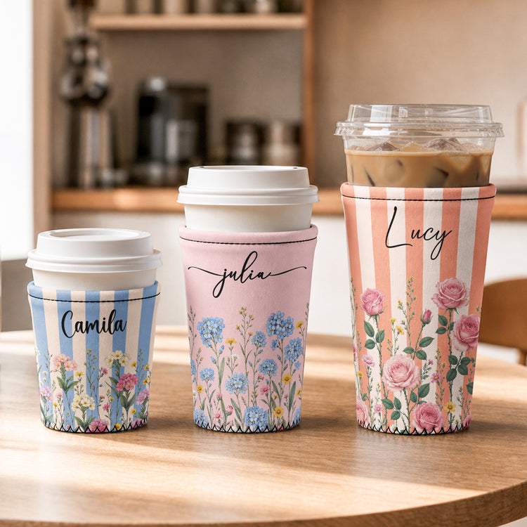 Custom-Birth-Flower-&-Name-For-Her,-Gift-For-Friends,-Coworkers,-Daughters,-Sisters-Personalized-Iced-Coffee-Sleeve3