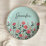 Custom-Birth-Flower-&-Name-For-Her,-Gift-For-Friends,-Coworkers,-Daughters,-Sisters-Personalized-Jewelry-Dish-2