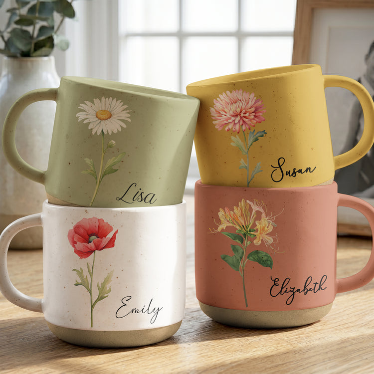 Custom-Birth-Flower-&-Name-For-Her,-Gift-For-Friends,-Coworkers,-Daughters,-Sisters-Personalized-Mug