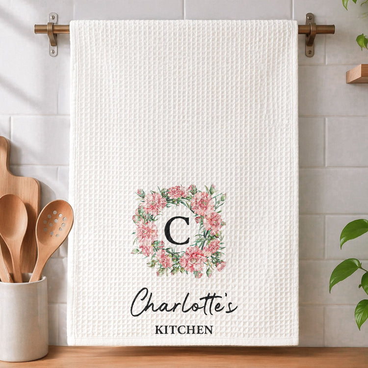 Custom-Birth-Flower-&-Name-For-Her-Kitchen,-Grandma,-Mom,-Wife,-Sisters-Personalized-Kitchen-Towel-3