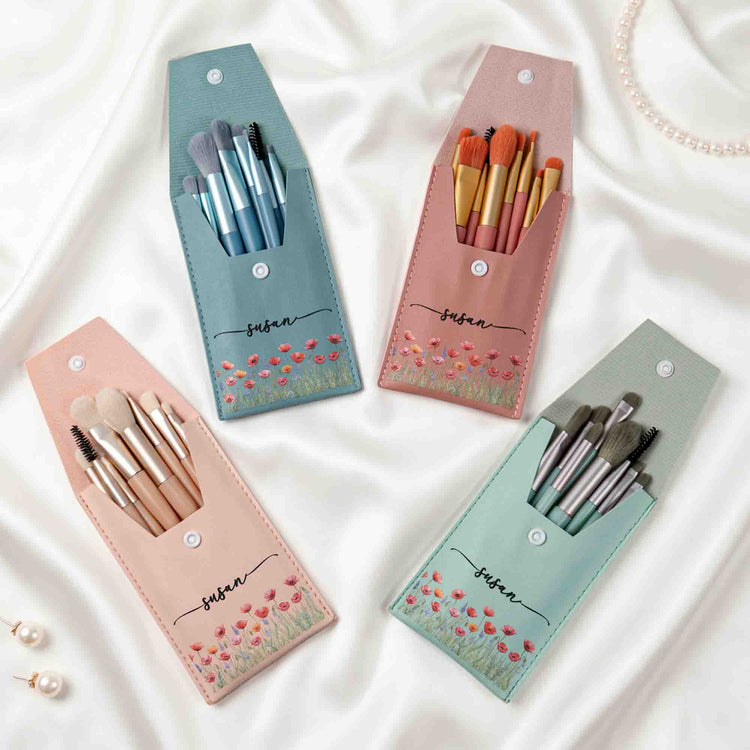 Custom-Birth-Flower-&-Name-For-Her,-Wife,-Daughter,-Sister,-Coworker,-Bridesmaids-Personalized-Makeup-Brush-Bag-2