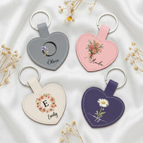 Custom-Birth-Flower-&-Name-For-Her,-Wife,-Daughter,-Sister,-Coworker,-Friends-Personalized-Keychain-3