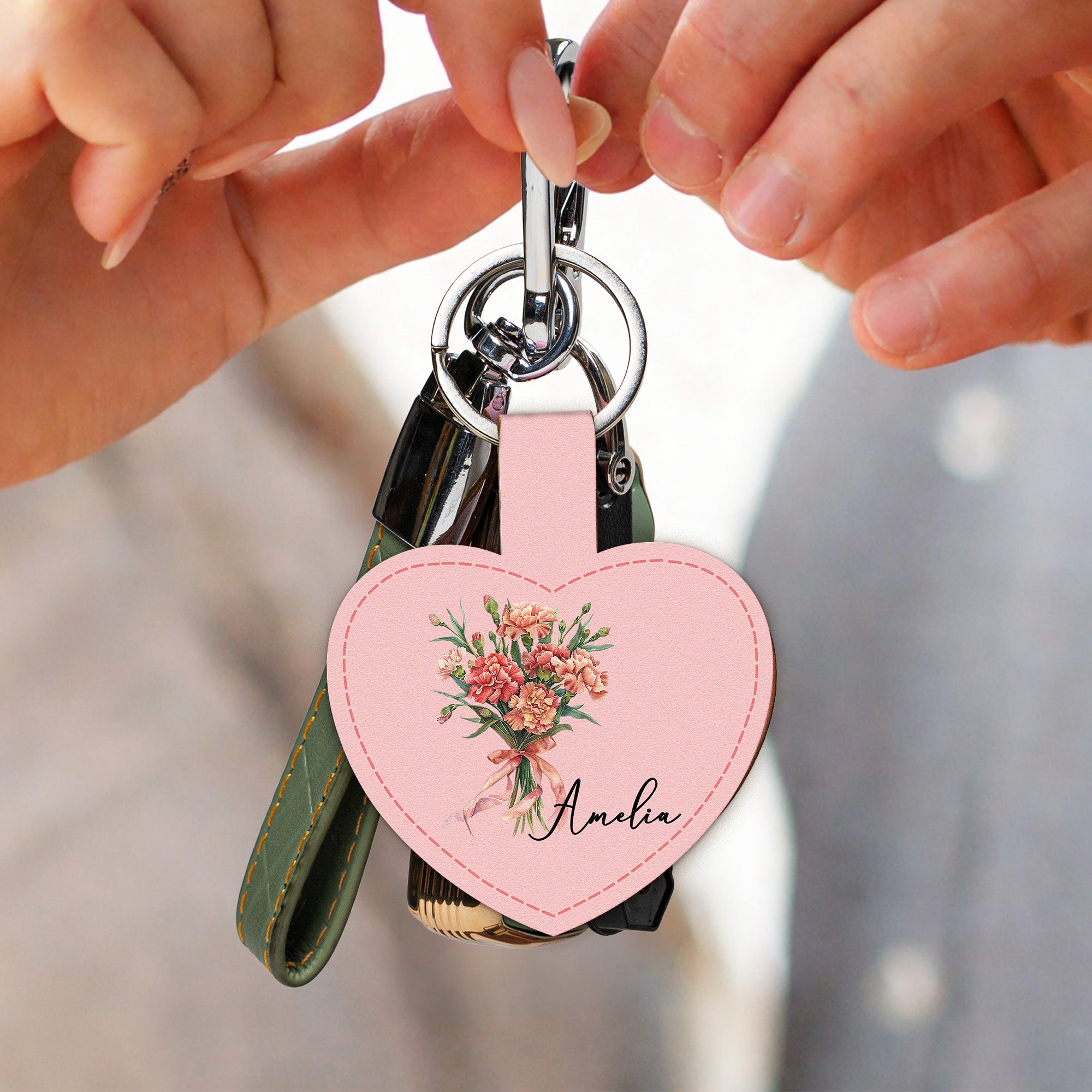 Custom-Birth-Flower-&-Name-For-Her,-Wife,-Daughter,-Sister,-Coworker,-Friends-Personalized-Keychain-5