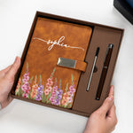 Custom-Birth-Flower-&-Name-For-Her,-Wife,-Daughter,-Sister-Personalized-Notebook-Set-3