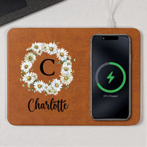 Custom_Birth_Flower_Name_Gift_For_Her_Coworkers_Wife_Daughter_Personalized_Leather_Charging_Mat_1