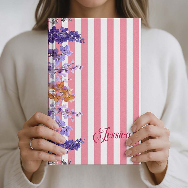 Custom-Birth-Flower-&-Name-Gift-For-Her,-Daughter,-Friend-Personalized-Journal