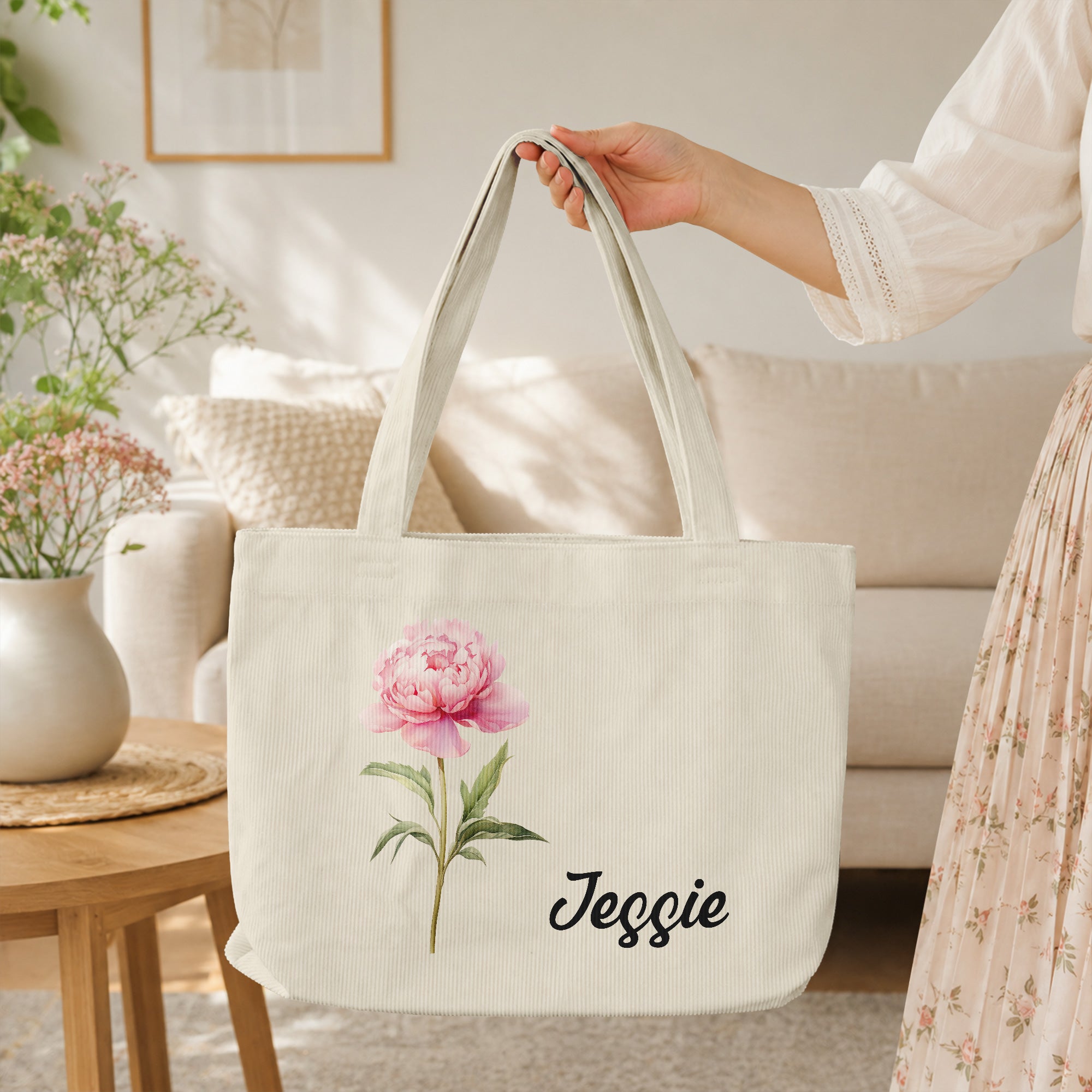 Custom-Birth-Flower-&-Name-Gift-For-Her-Personalized-Tote-Bag-1