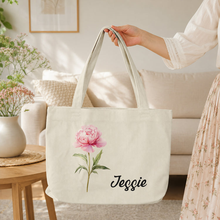 Custom-Birth-Flower-&-Name-Gift-For-Her-Personalized-Tote-Bag-1