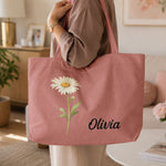Custom-Birth-Flower-&-Name-Gift-For-Her-Personalized-Tote-Bag-3