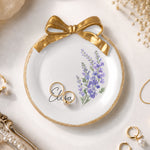 Custom-Birth-Flower-&-Name-New-Version-Watercolor-Style-Personalized-Jewelry-Dish