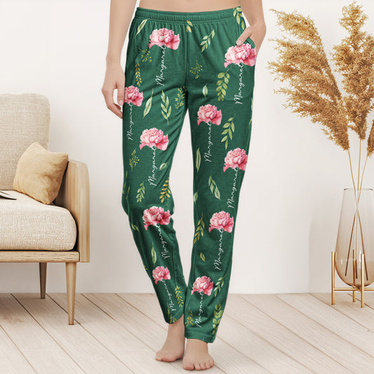 Custom-Birth-Flower-&-Name-Personalized-Lounge-Pants-1