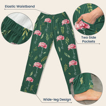 Custom-Birth-Flower-&-Name-Personalized-Lounge-Pants-4