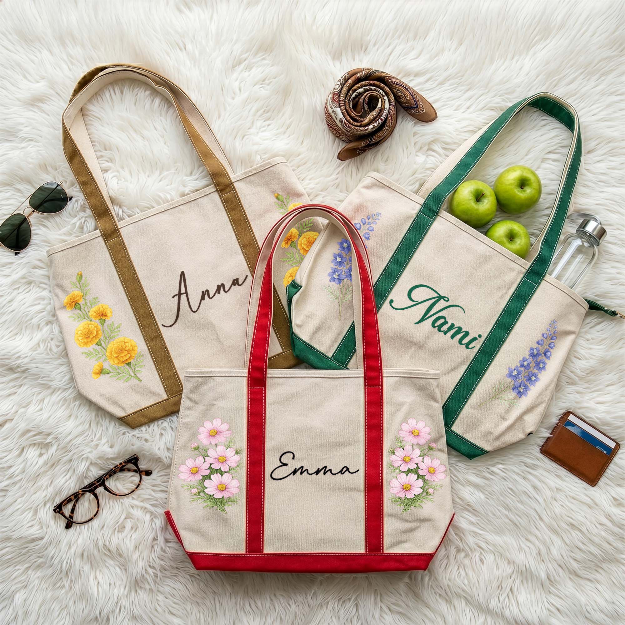 Custom-Birth-Flower-&-Name-Personalized-Tote-Bag3