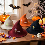 Custom-Birth-Flower-&-Name-Personalized-Witch-Hat-2