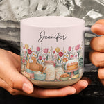 Custom-Birth-Flower-&-Name-Pottery-Mug-Gift-For-Baker-Personalized-Mug-3