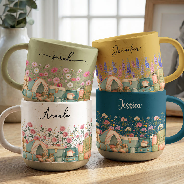 Custom-Birth-Flower-&-Name-Pottery-Mug-Gift-For-Camper-Personalized-Mug-1