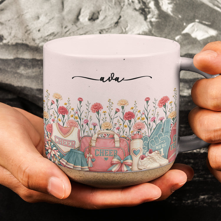 Custom-Birth-Flower-&-Name-Pottery-Mug-Gift-For-Cheerleader-Personalized-Mug-3
