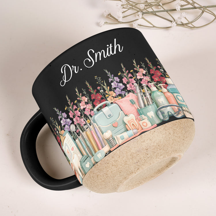 Custom-Birth-Flower-&-Name-Pottery-Mug-Gift-For-Dentist-Personalized-Mug-4