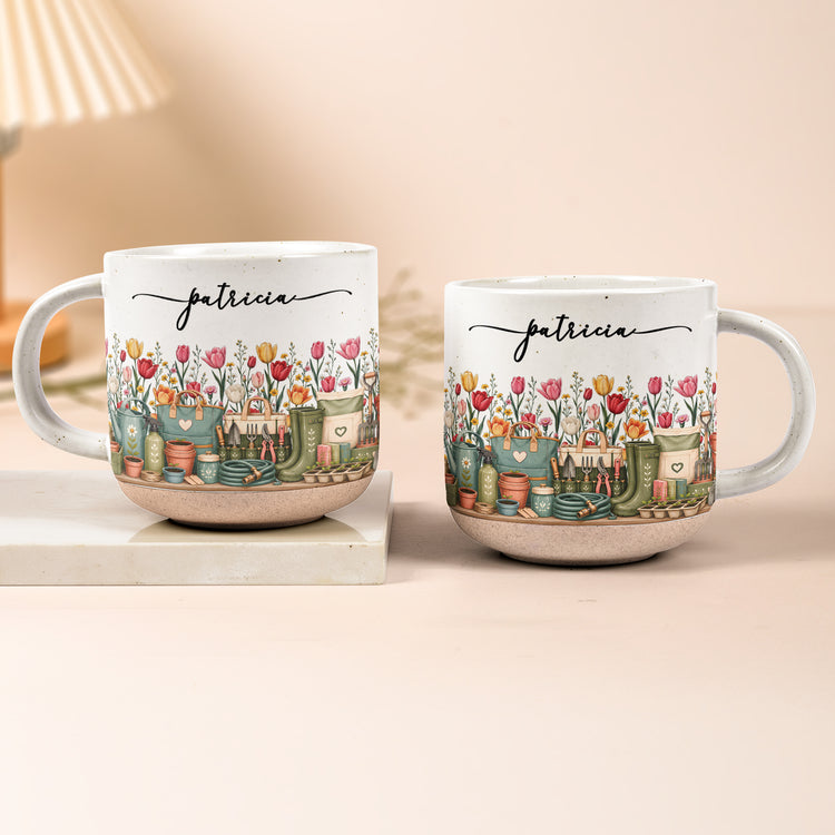 Custom-Birth-Flower-&-Name-Pottery-Mug-Gift-For-Gardener-Personalized-Mug-2