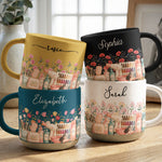 Custom-Birth-Flower-&-Name-Pottery-Mug-Gift-For-Hairstylist-Personalized-Mug