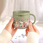Custom-Birth-Flower-&-Name-Pottery-Mug-Gift-For-Hairstylist-Personalized-Mug