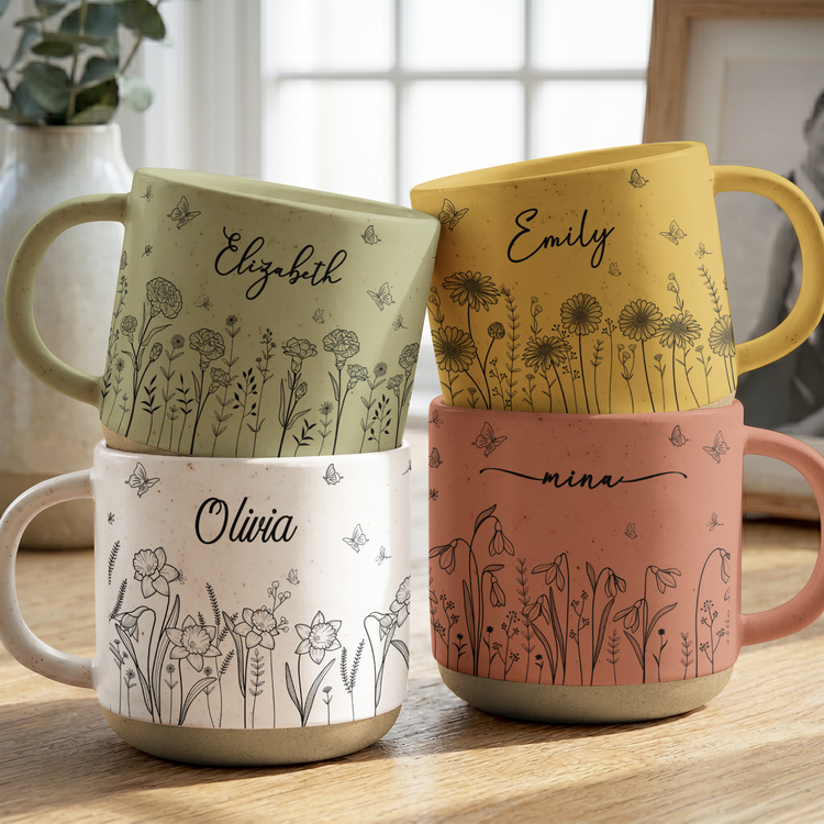 Custom-Birth-Flower-&-Name-Pottery-Mug-Gift-For-Her-Personalized-Mug1