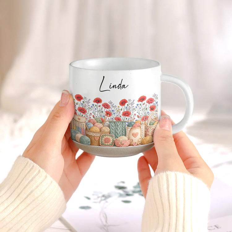 Custom-Birth-Flower-&-Name-Pottery-Mug-Gift-For-Knitter-Personalized-Mug5